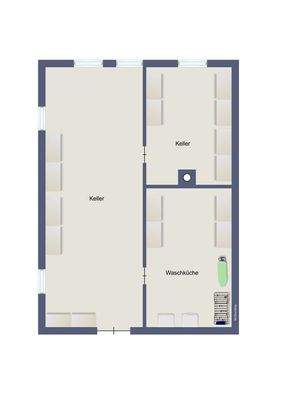 Kellergeschoss (kein Maßstab)