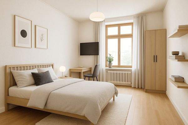 Schlafzimmer Visualisierung 