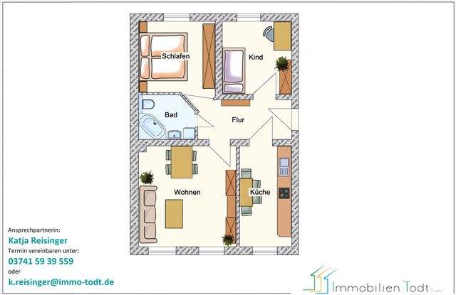 Beethovenstr. 2, WE 06 - 2.OG rechts - Foto 1
