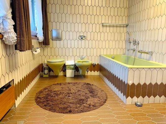 Helles Bad mit Wanne, Bidet