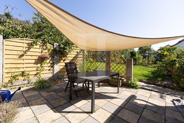 Terrasse im Garten