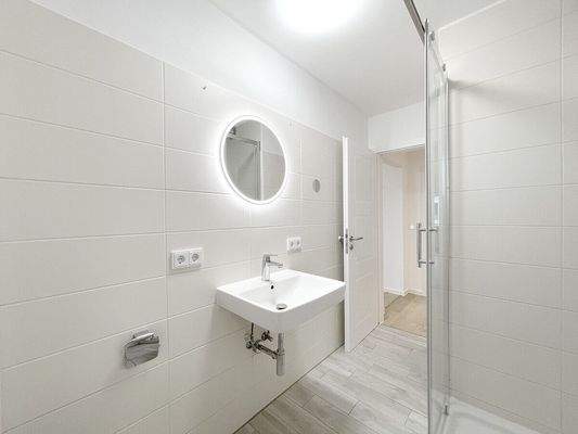 Nächste Ansicht des Badezimmers