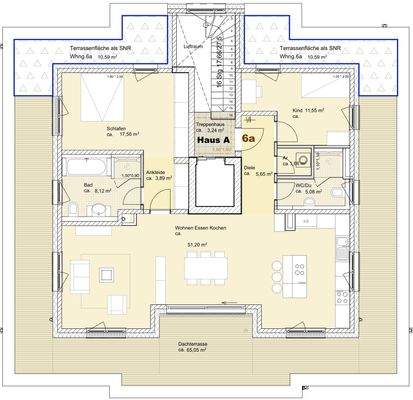 Grundriss Haus A Penthouse