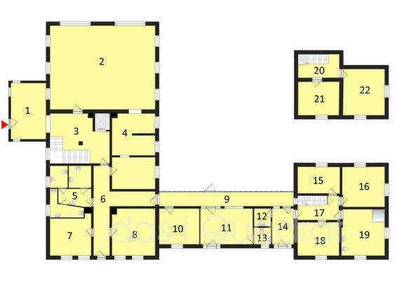 Grundriss Erdgeschoss.