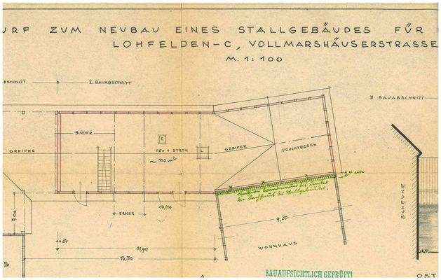Grundriss Scheune OG
