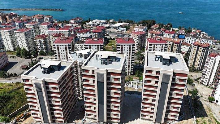Furnished Flats in Yildizli Akcaabat with Sea View