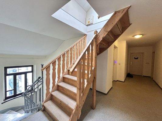 Treppe zum Dachboden