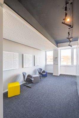 Wartebereich am Empfang