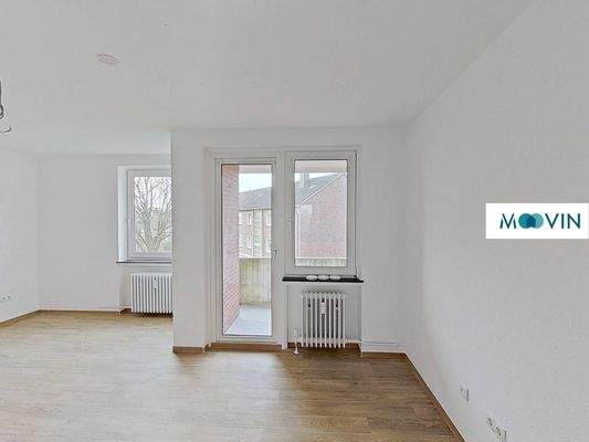 Ansicht I: Wohn- und Esszimmer