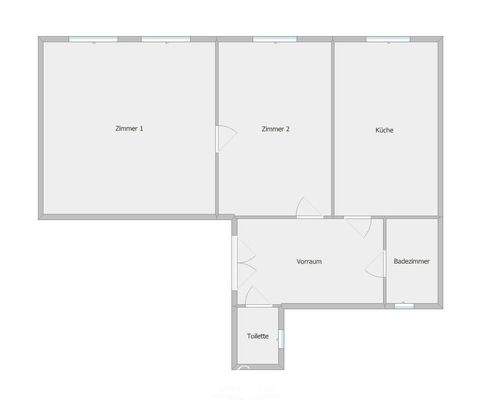 Schematischer Grundriss