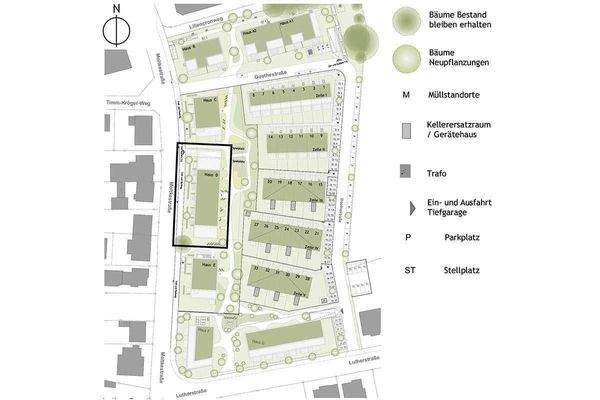Lageplan Lutherquartier