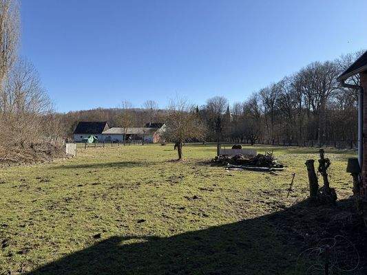 Ansicht südliches Grundstück Blickrichtung Süden