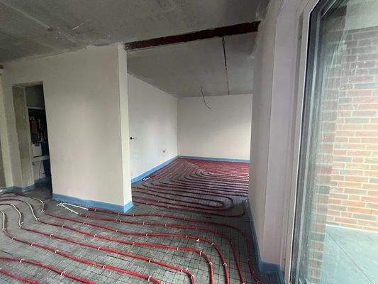 offene Wohn- , Ess- und Kochbereich 