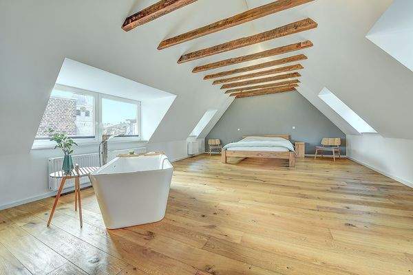 Schlafzimmer im Dachgeschoss
