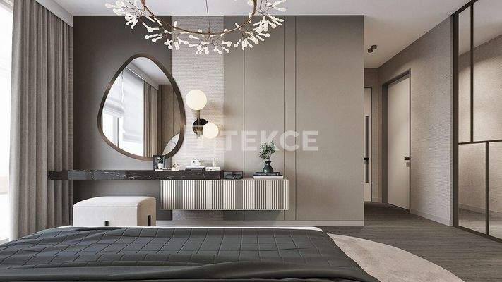 Apartments in the Project with Shopping Center on Eskisehir Road