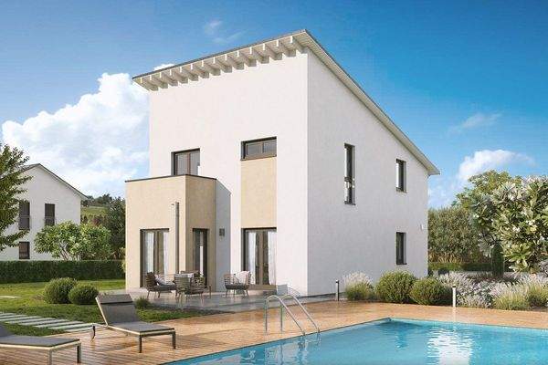 Modernes Poolhaus mit Charme