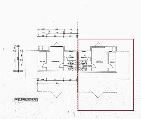 Grundriss - Untergeschoss 