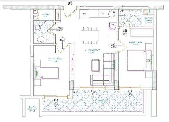 Ready to Move Luxury Apartments in a Complex in Avsallar