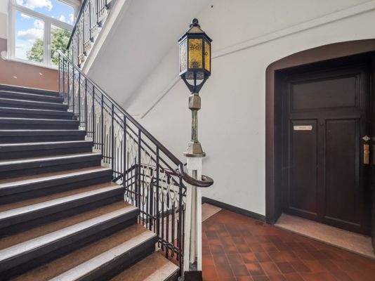 Blick ins Treppenhaus