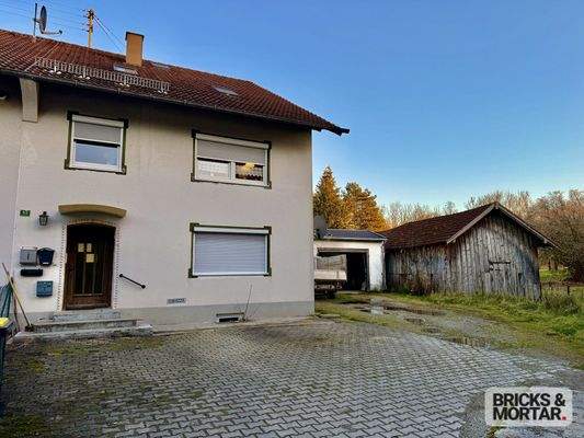 Außenansicht der Doppelhaushälfte