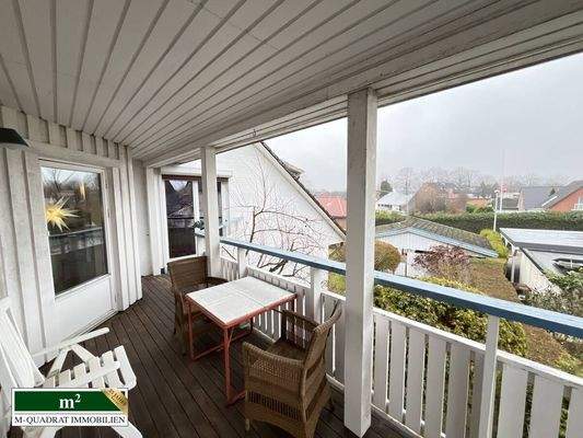 Balkon vorm Schlafzimmer