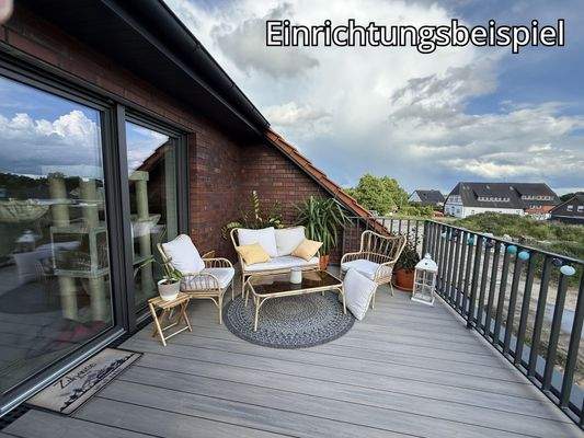 Einrichtungsbeispiel, Loggia