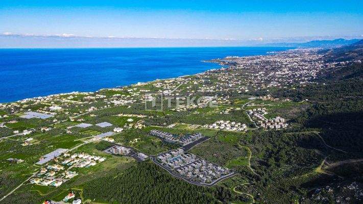Sea and Nature View Apartments for Sale in Lapta Girne