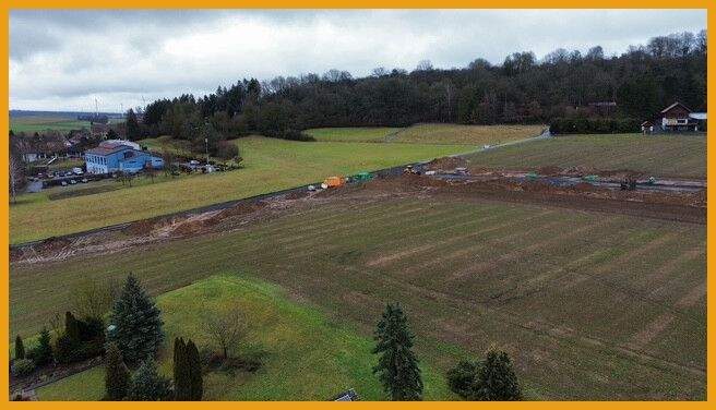 Blick auf die Grundstücke