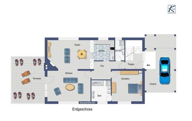 Grundriss Erdgeschoss