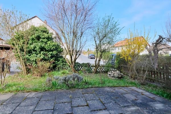 Terrasse Straßenseite