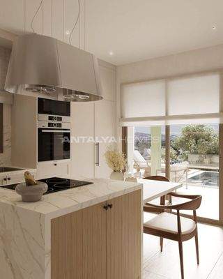 Houses with Private Pools and Sea Views in Bodrum Gumusluk