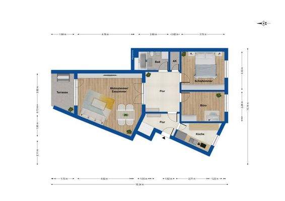 Grundriss Erdgeschoss