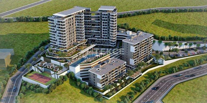 Sea-View Apartments in a Complex with Pools in İzmir Turkey