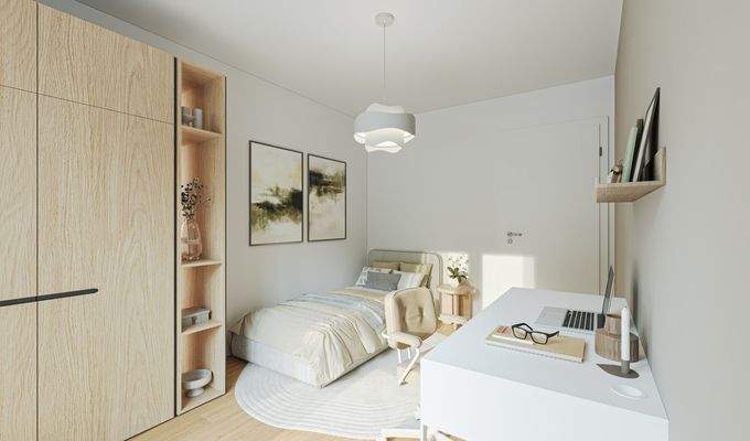 Visualisierung Gast / Kind - Beispielwohnung