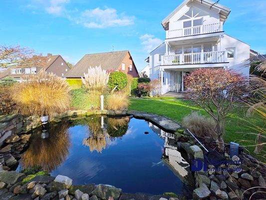 Garten/Teich/Hausansicht