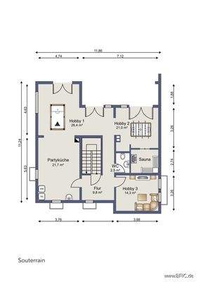 Grundrisse EFH_GL Hubertus 45
