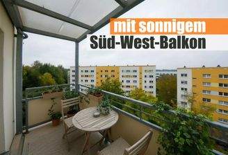 mit sonnigem Süd-West-Balkon