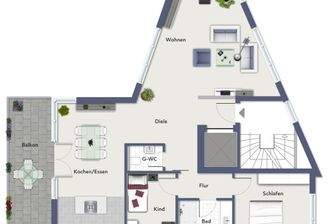 Wohnug 2 - Obergeschoss