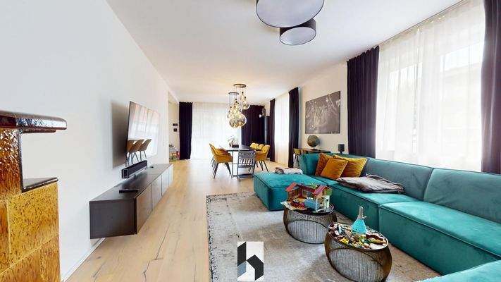 EG Wohn-, Koch- und Essbereich