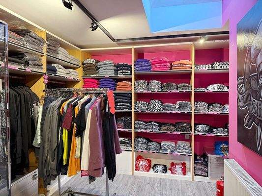 Hintere Verkaufsfläche