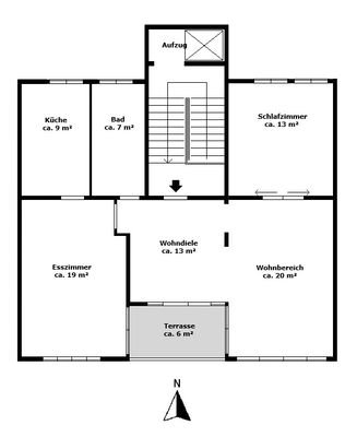 Grundriss Dachgeschoß