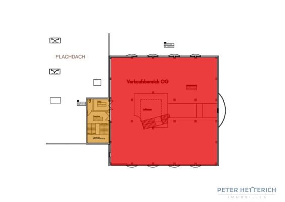 OG Kopfgebäude mit Treppenhaus