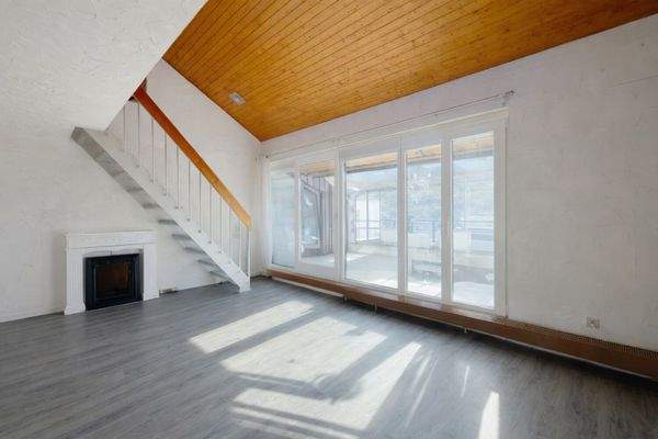 Wohnzimmer im geräumten Zustand