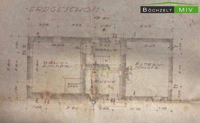 Grundriss EG (altes Wohnhaus)