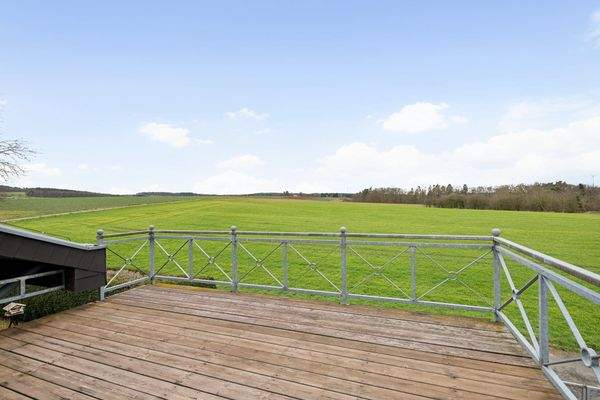 Blick von dem Balkon