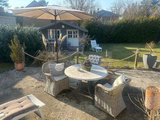 Blick auf die Terrasse