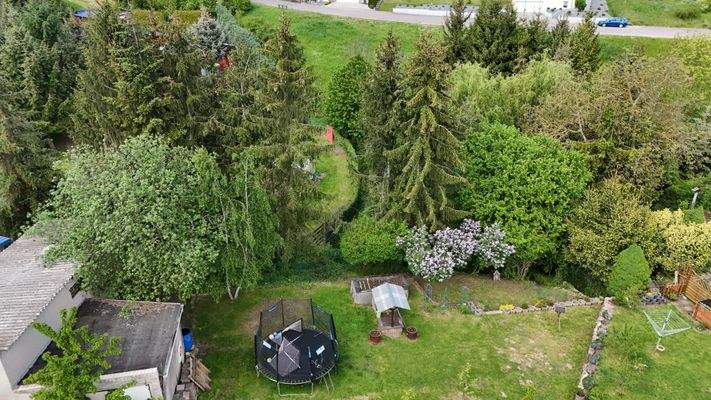 Luftbild hinterer Teil Grundstück