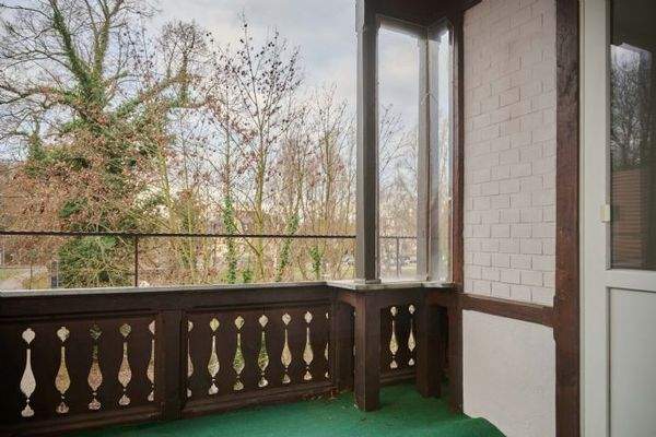 Balkon - Blick ins Grüne