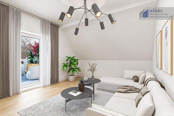 Schlaf- o Wohnzimmer DG(3D Visualisierung - Beispieleinrichtung)-web