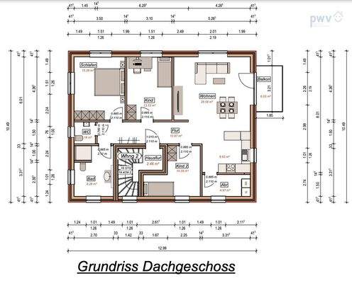 Grundriss Dachgeschoss